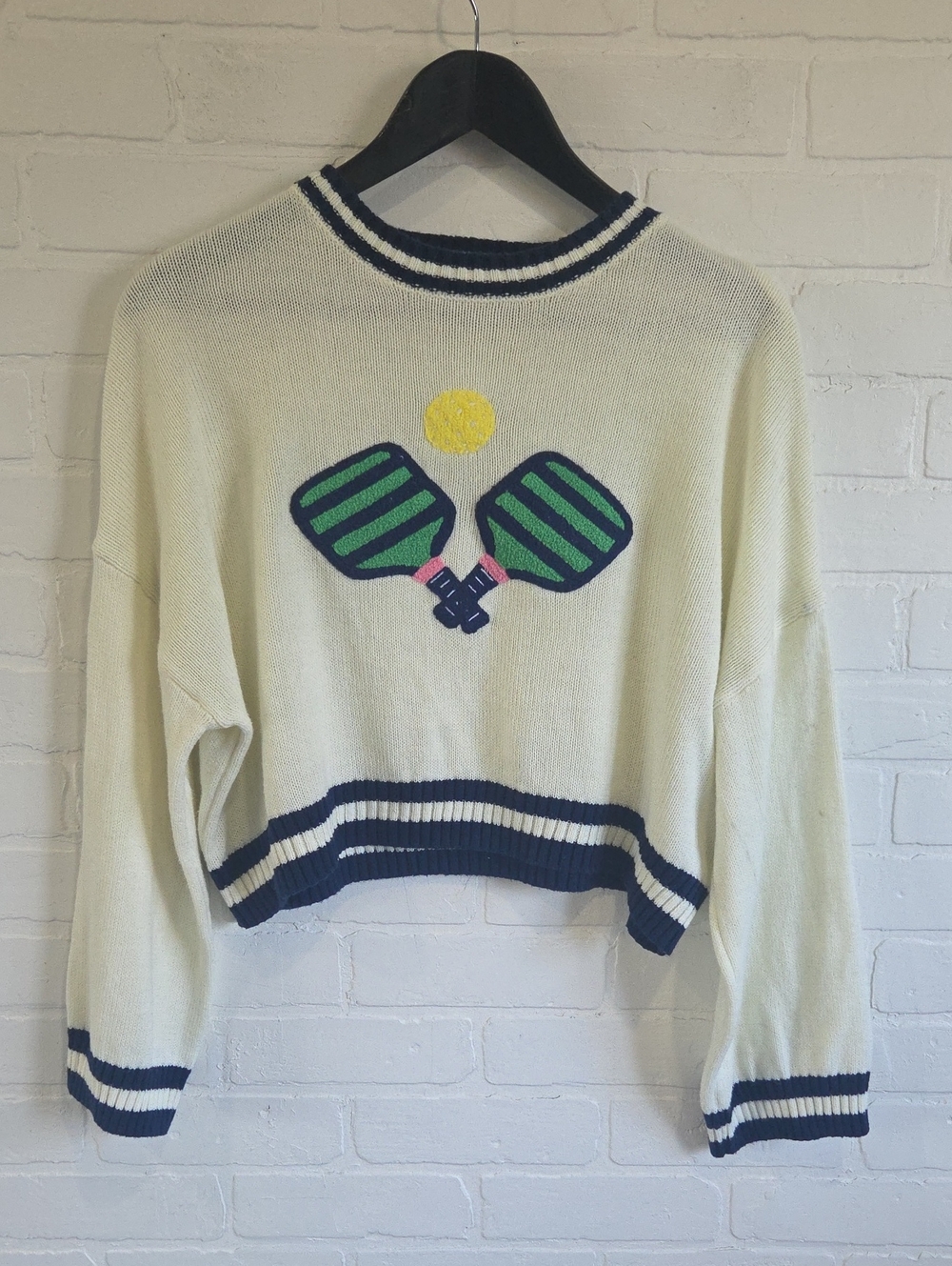 moon & madison Pickle Ball Sweater